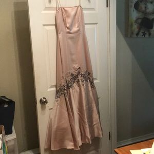 Strapless Mermaid Prom Dress Altered Size 1 or 2